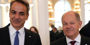 Ολαφ Σολτς Κυριάκος Μητσοτάκης Αθήνα