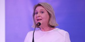 Η υφυπουργός Μετανάστευσης και Ασύλου, Σοφία Βούλτεψη
