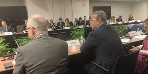 Ο Χρήστος Σταϊκούρας στη συνεδρίαση του Eurogroup στην Ουάσινγκτον