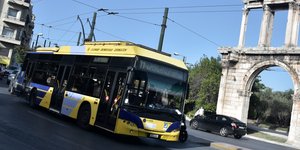 Τρόλεϊ στο κέντρο της Αθήνας