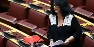 Η βουλευτής του ΣΥΡΙΖΑ Αννα Βαγενά