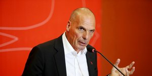 Ο γραμματέας του ΜέΡΑ25, Γιάνης Βαρουφάκης