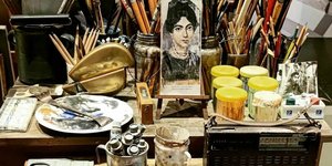 Γιάννης Μόραλης εργαστήριο