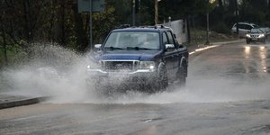 Κίνηση στους δρόμους κακοκαιρία «Άριελ» βροχόπτωση 