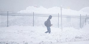χιονοθύελλα στη Νέα Υόρκη