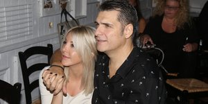 Ο Χρήστος Αντωνιάδης και η σύζυγός του, Αφροδίτη Τσώνου