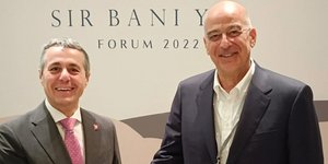 Συνάντηση Δένδια με τον πρόεδρο της Ελβετικής Συνομοσπονδίας