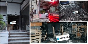 Εμπρησμός Άγιος Δημήτριος κατάστημα εστίασης