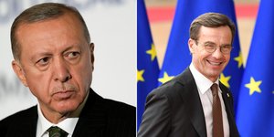 Ρετζέπ Ταγίπ Ερντογάν και Ουλφ Κρίστερσον/ AP Photos