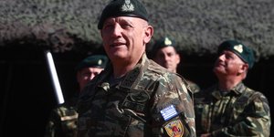 Ο Αρχηγός ΓΕΕΘΑ στην άσκηση Balkan Shield 2022/ Φωτογραφία: ΣΩΤΗΡΗΣ ΔΗΜΗΤΡΟΠΟΥΛΟΣ/EUROKINISS