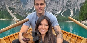 O γιος της πριγκίπισσας Στεφανί του Μονακό, Λουί με την σύζυγό του 