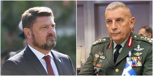 Ο ΥΦΕΘΑ, Νίκος Χαρδαλιάς και ο Αρχηγός ΓΕΕΘΑ, Κωνσταντίνος Φλώρος: Φωτογραφίες αρχείου: EUROKINISSI και INTIME