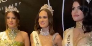 Η σταρ Ελλας Σαμάνθα Μίσοβιτς, με τα άλλα κορίτσια που πήραν τίτλους στα Ελληνικά Καλλιστεία 2022