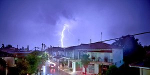 Κακοκαιρία Άριελ καταιγίδα βροχή