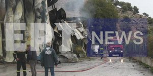 Κάηκε ολοσχερώς επιχείρηση στην Καβάλα