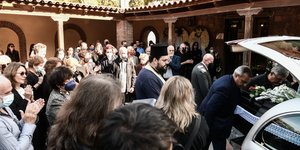 H κηδεία του ηθοποιού Ηλία Ζερβού