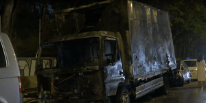 Εμπρησμός σε φορτηγό στην Κυψέλη