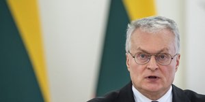 Ο πρόεδρος της Λιθουανίας Γκιτάνας Ναουσέντα