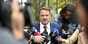 O Απόστολος Λύτρας μιλά στα ΜΜΕ