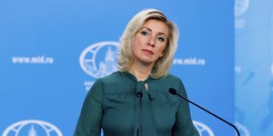 H εκπρόσωπος του ρωσικού ΥΠΕΞ Μαρία Ζαχάροβα