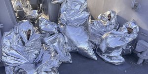 Οι μετανάστες που περισυνελέγησαν 