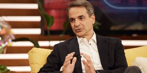 Ο Κυριάκος Μητσοτάκης παραχώρησε συνέντευξη στον Alpha και τη Ναταλία Γερμανού