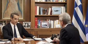 Συνέντευξη του Κυριάκου Μητσοτάκη στο κεντρικό δελτίο του ΑΝΤ1