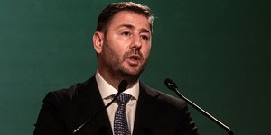 Ο πρόεδρος του ΠΑΣΟΚ-ΚΙΝΑΛ Νίκος Ανδρουλάκης