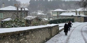 Νυμφαίο Χιόνια Βόρεια Ελλάδα χιονόπτωση