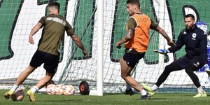 Προπόνηση του Παναθηναϊκού ενόψει Ολυμπιακού