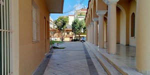 Τα γραφεία του ναού όπου έγινε η διάρρηξη