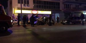 τροχαίο ατύχημα τα ξημερώματα στη Θεσσαλονίκη