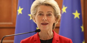 Η πρόεδρος της Ευρωπαϊκής Επιτροπής, Ούρσουλα φον ντερ Λάιεν