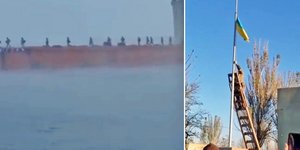 Πλήρης απόσυρση των Ρώσων στρατιωτών από τη Χερσώνα -Υψώθηκε η ουκρανική σημαία