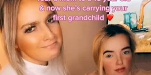 Σε ένα TikTok με την έγκυο κόρη της Molly, 16 ετών, η Shannon εκφράζει τον ενθουσιασμό της που θα γίνει γιαγιά