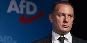 Ο εκ των επικεφαλής του ακροδεξιού AfD της Γερμανίας, Τίμο Χρουπάλα/ AP Photos