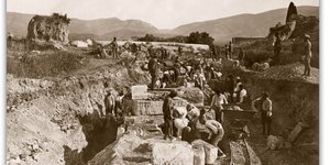 Φωτογραφία από ανασκαφή στην Εφεσσο 