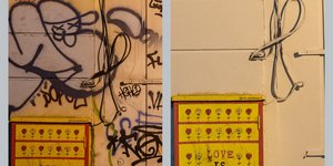 Επιχείρηση αντιγκράφιτι, το πριν και το μετά 