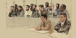 Δίκη για τις τρομοκρατικές επιθέσεις του 2016 στις Βρυξέλλες/ AP Photos 