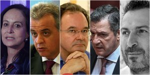Ά. Διαμαντοπούλου, Μ. Όθωνας, Γ. Παπακωνσταντίνου, Γ. Καμίνης, Στ. Παραστατίδηςς