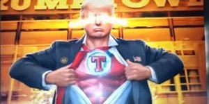 Ντόναλντ Τραμπ σούπερ ήρωας βίντεο