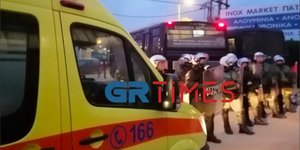 Επεισόδια μεταξύ ΜΑΤ και οπαδών του Ηρακλή στη Θεσσαλονίκη