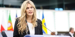 Η Εύα Καϊλή στην Ευρωβουλή