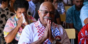 Ο εντολοδόχος πρωθυπουργός Σιτιβένι Ραμπούκα στα Φίτζι