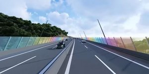 O Flyover δρόμος στη Θεσσαλονίκη