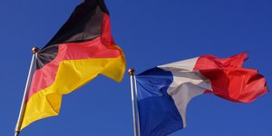 Σημαίες Γαλλίας και Γερμανίας 