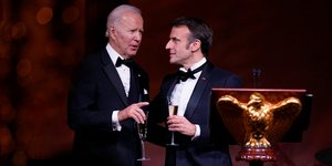 Εμανουέλ Μακρόν συνάντηση με Τζο Μπάιντεν