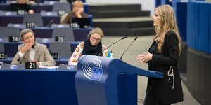 Η Εύα Καϊλή στο Ευρωκοινοβούλιο 