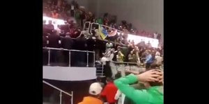 Κατέρρευσε κερκίδα σε γήπεδο του μπάσκετ στην Αίγυπτο