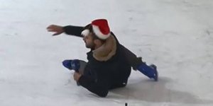 Καλημέρα Ελλάδα: Η επική τούμπα του ρεπόρτερ της εκπομπής στο παγοδρόμιο 